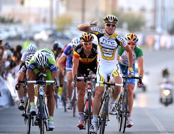 Leigh Howard (HTC - Columbia) wins stage four in Oman.