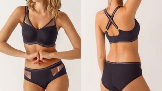 A sports bra from Empreinte, one of the best high-impact sports bras.