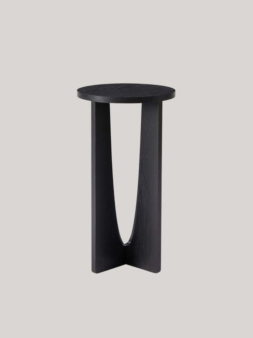 Lana Round Side Table - Black