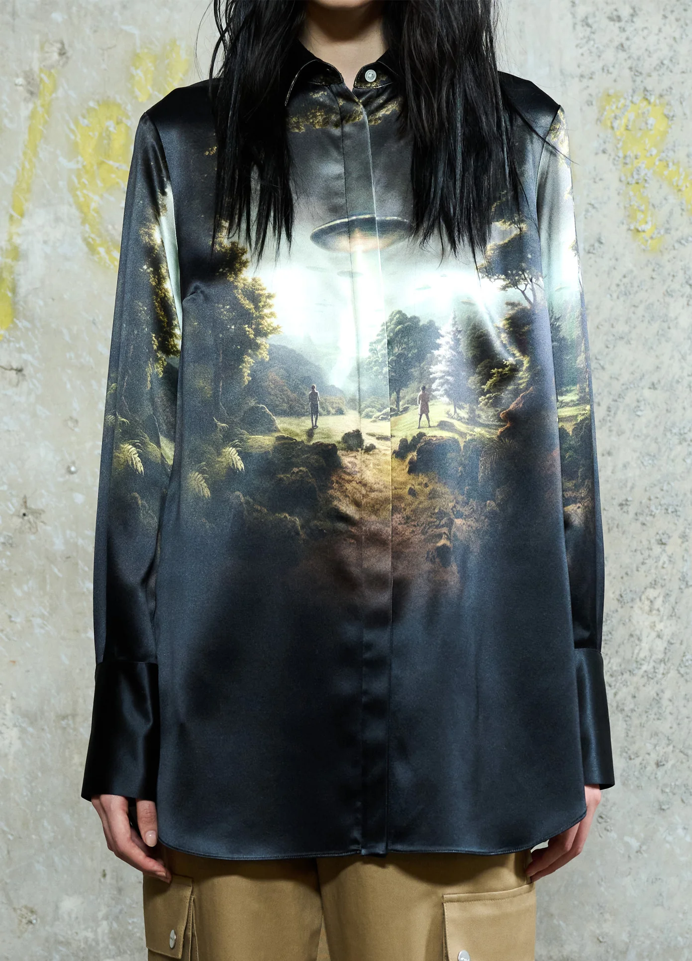 Monse, Alien Printed Boxy Shirt