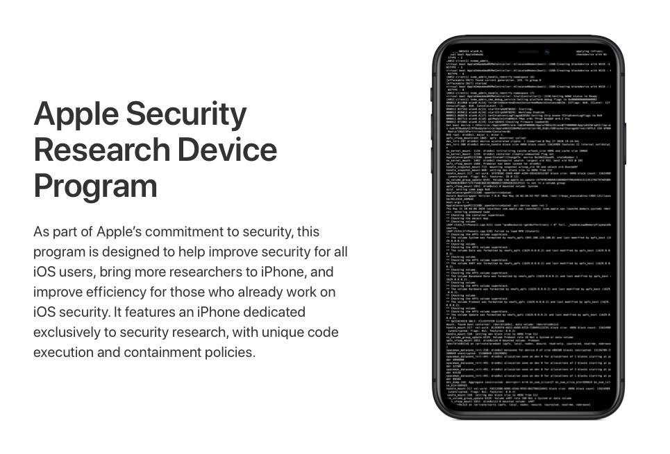 Apple Security Research Device Program