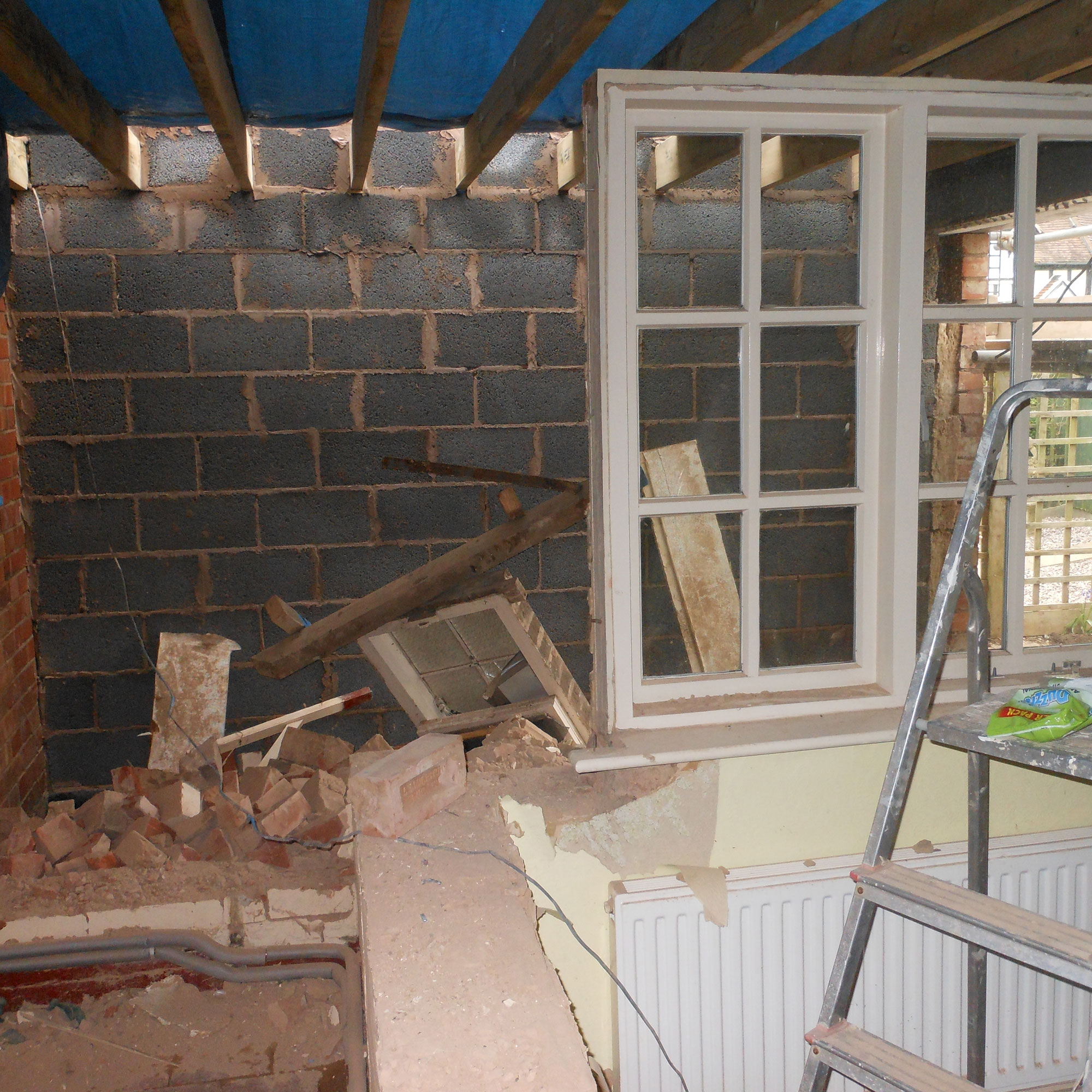 removing a brick wall