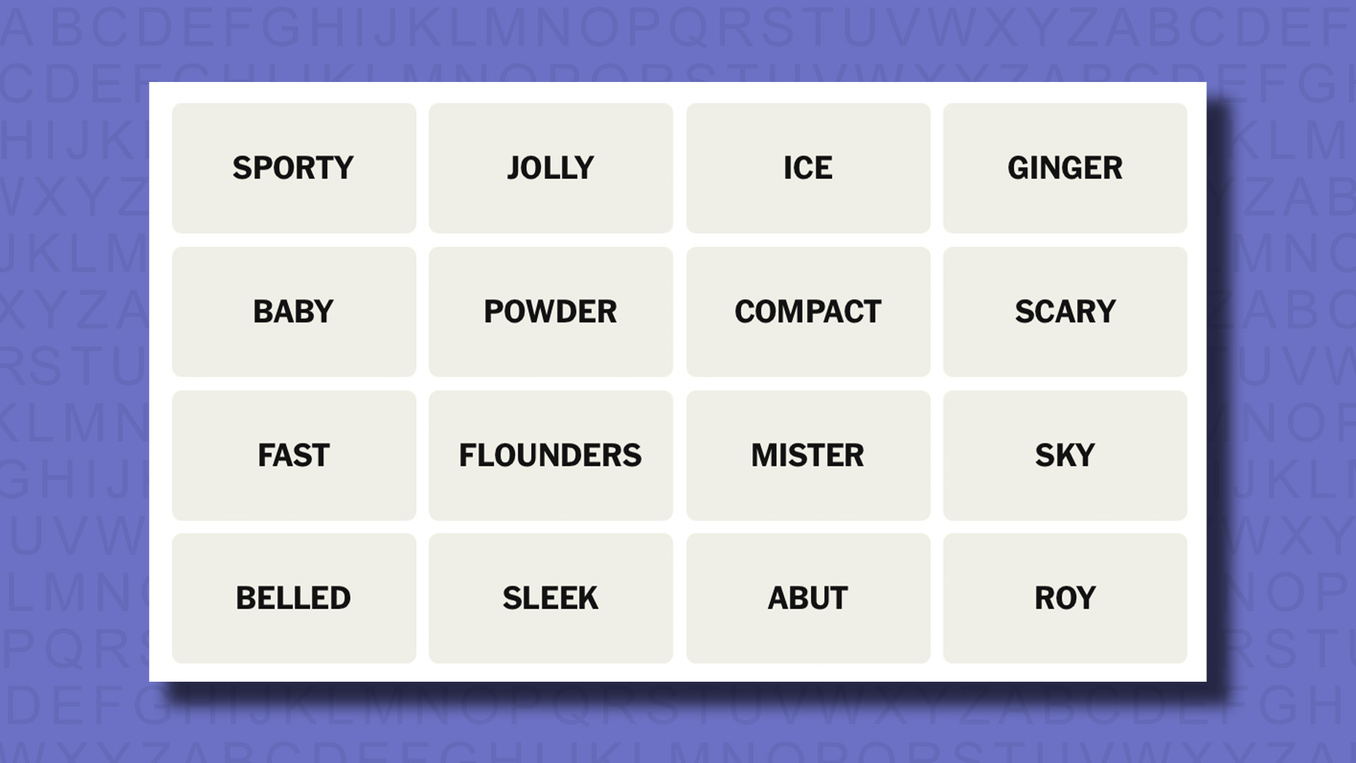 NYT Connections hints for game 764 on a purple background