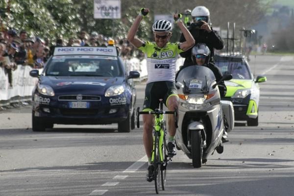 Bartosz Huzarski (ISD Neri) takes the final stage in Sassuolo.