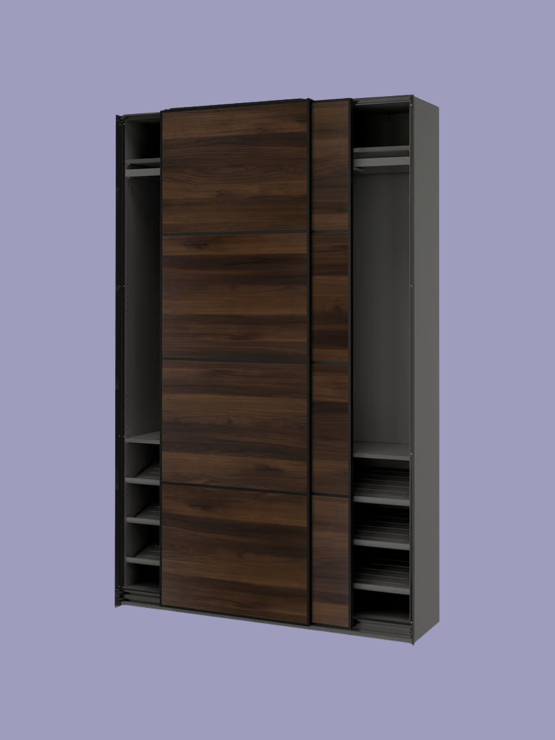 IKEA, Pax / Mehamn Wardrobe With Sliding Doors 150x43x236 Cm