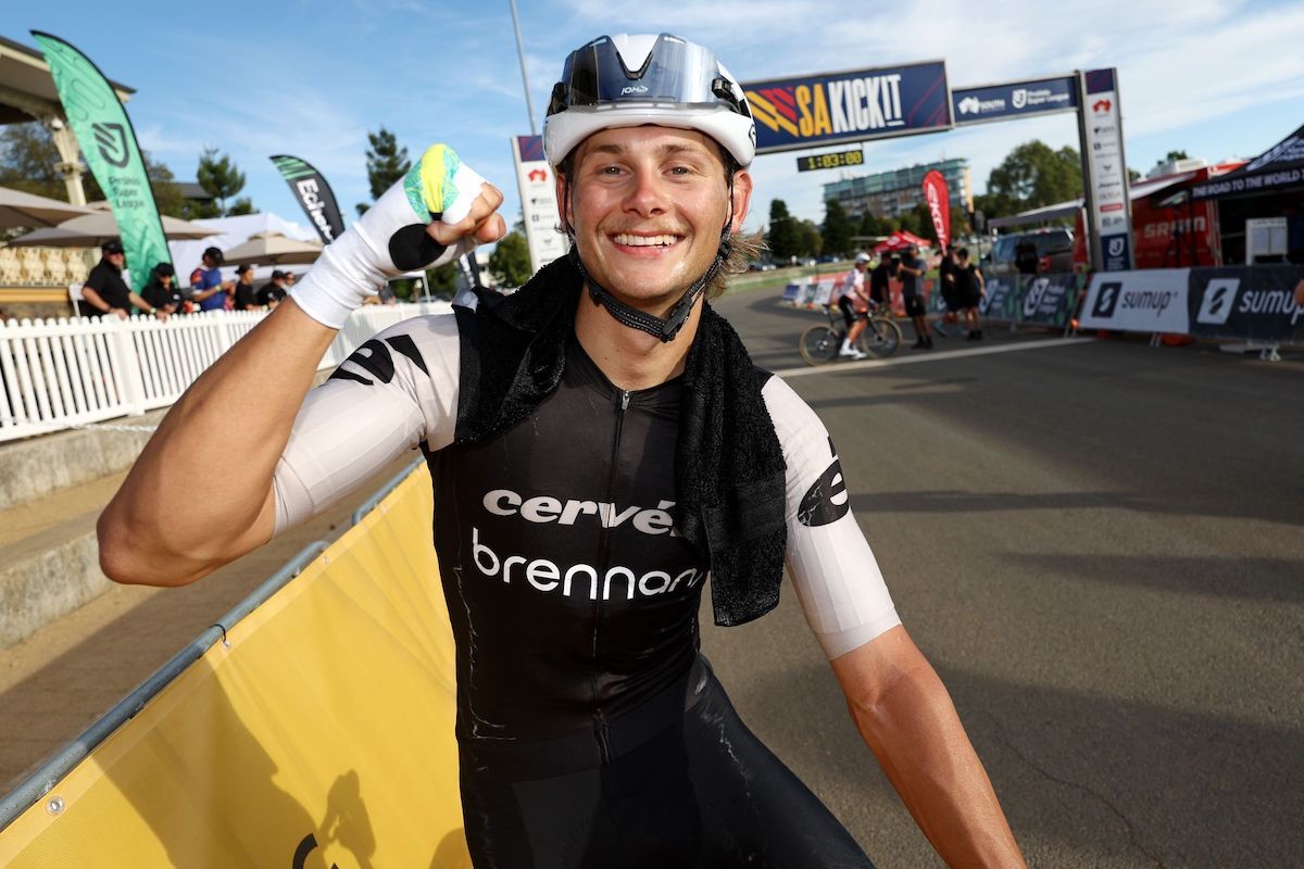 Blake Agnoletto collects victory of stage 2 of SA Kick It 2025, the first round of the new league