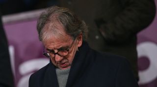Former Liverpool defender and BBC pundit Mark Lawrenson at a game between Burnley and Sunderland in 2017.