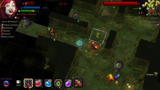 Desktop Dungeons Rewind gameplay screenshot showing an overview of the map