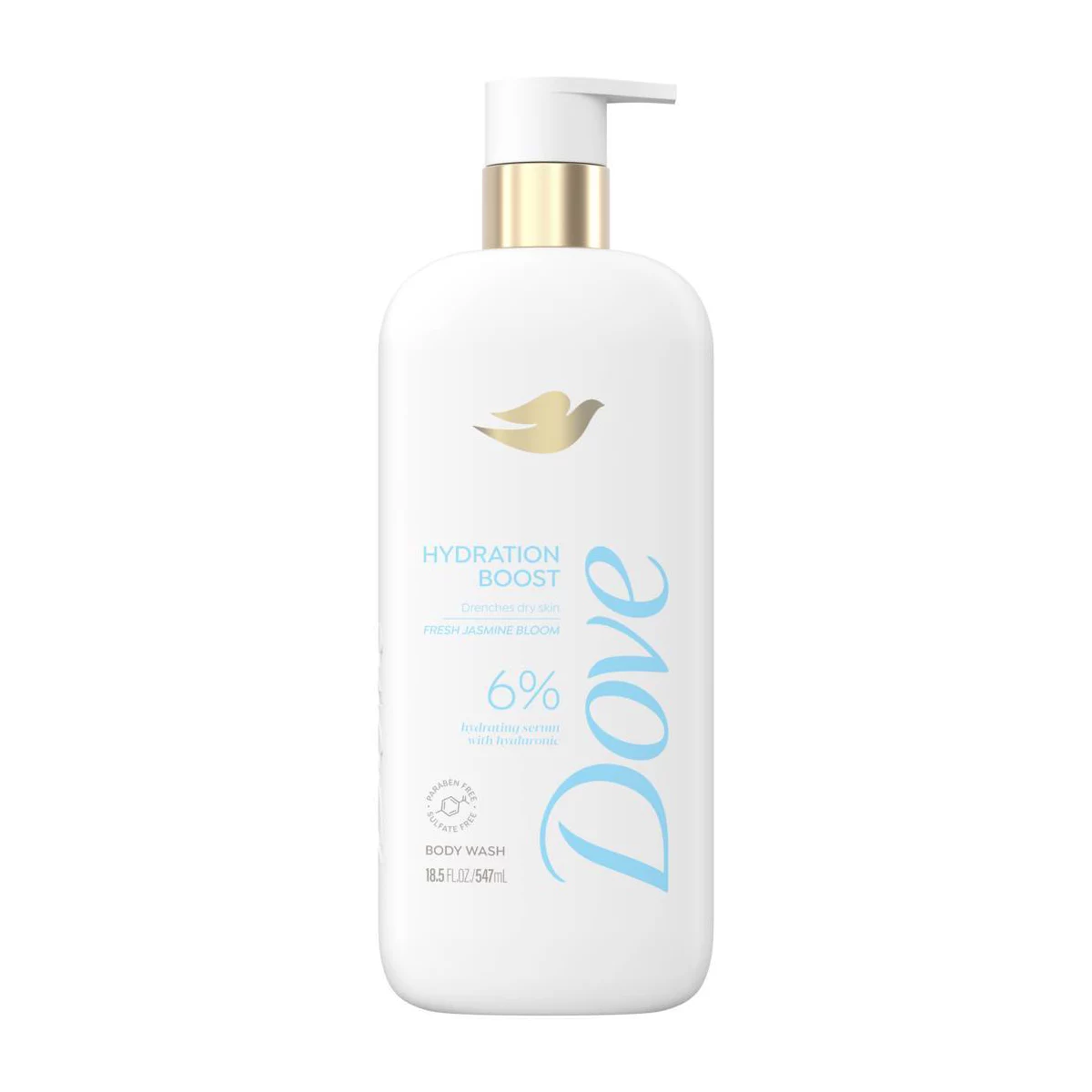 Dove Hydration Boost Serum Body Wash Drenches Dry Skin With 6% Hydrating Serum With Hyaluronic Acid - 18.5 Fl Oz
