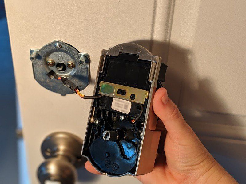 Schlage Endcode getting installed