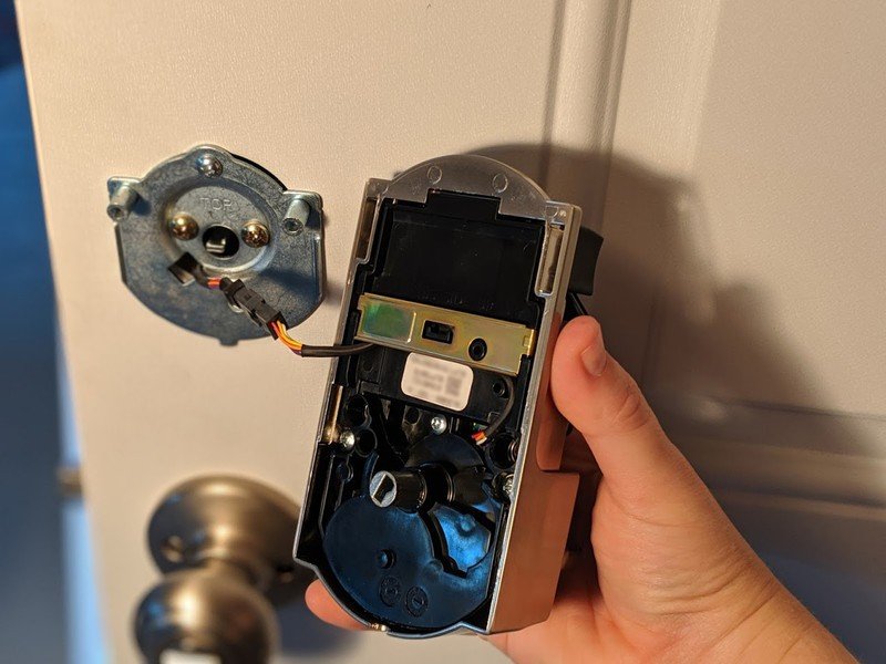 Schlage Endcode getting installed