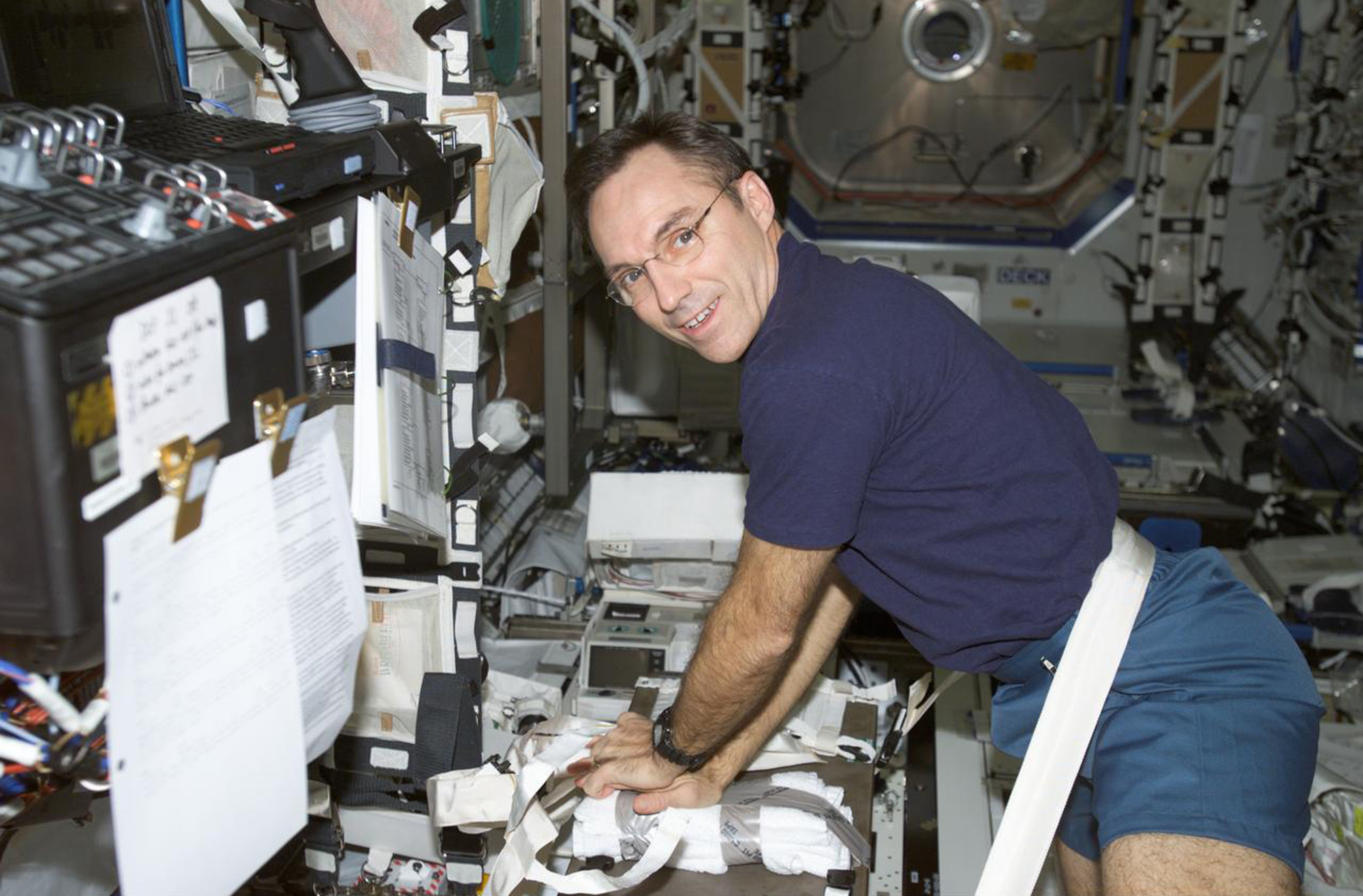 Carl Walz on the ISS