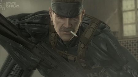 Old Snake in the Master Collection version of Metal Gear Solid 4