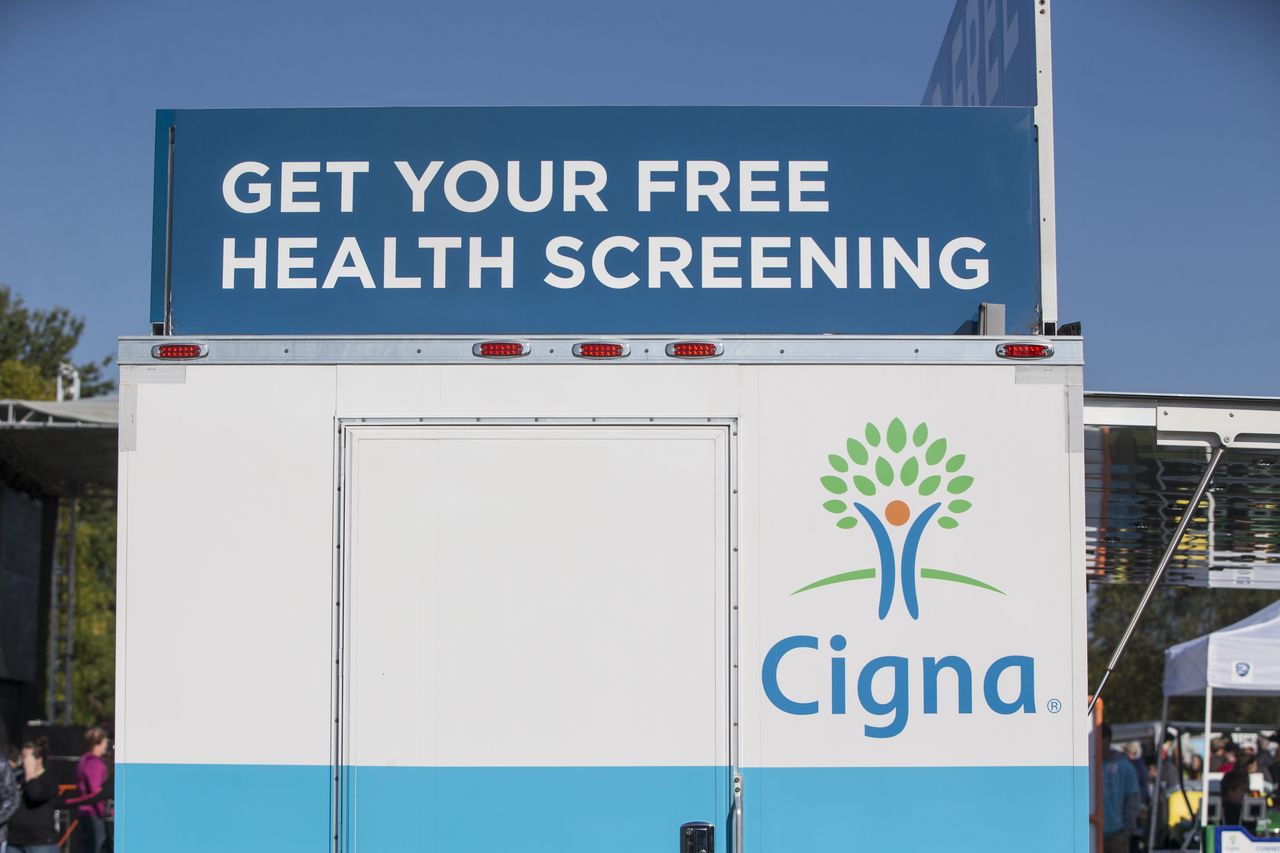 A Cigna logo in Maine