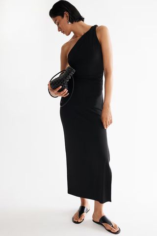 H&M, Jersey One-Shoulder Dress