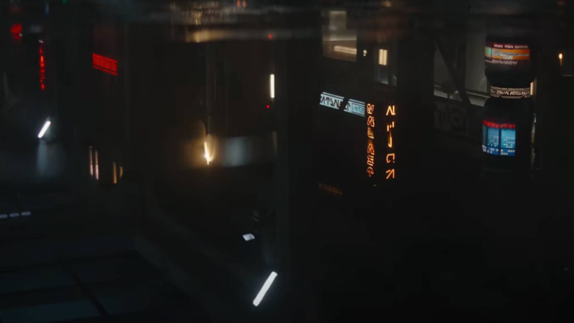 Neon signs in The Mandalorian and Grogu trailer