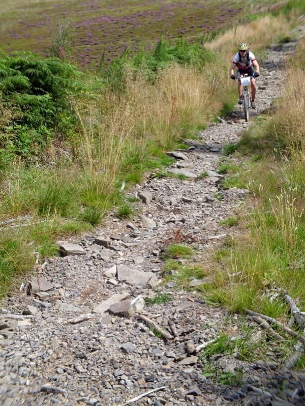 Concentration is a must for riders facing the TransWales