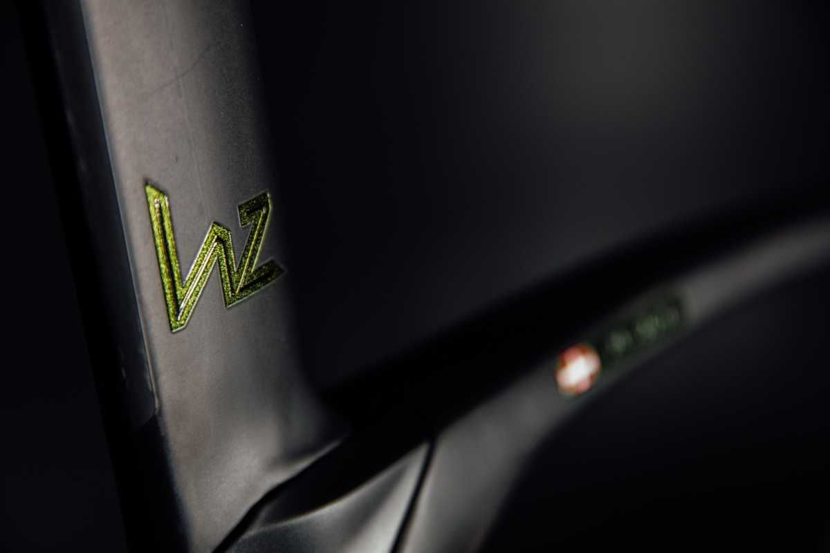 Haimar Zubeldia's initials sit on the seat tube
