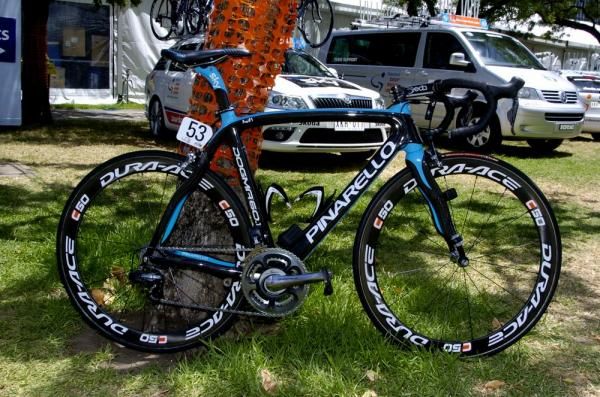 The Pinarello of Team Sky's Ben Swift is one of the most appealing bikes in the field at Tour Down Under.