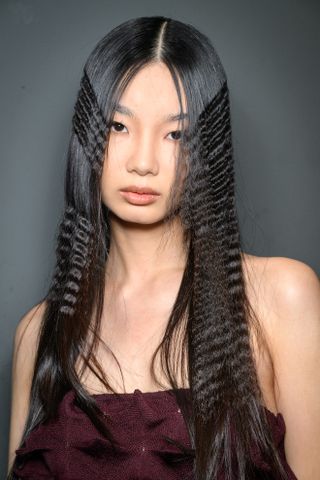 Chet Lo Autumn/Winter 2025 London Fashion Week Beauty Look