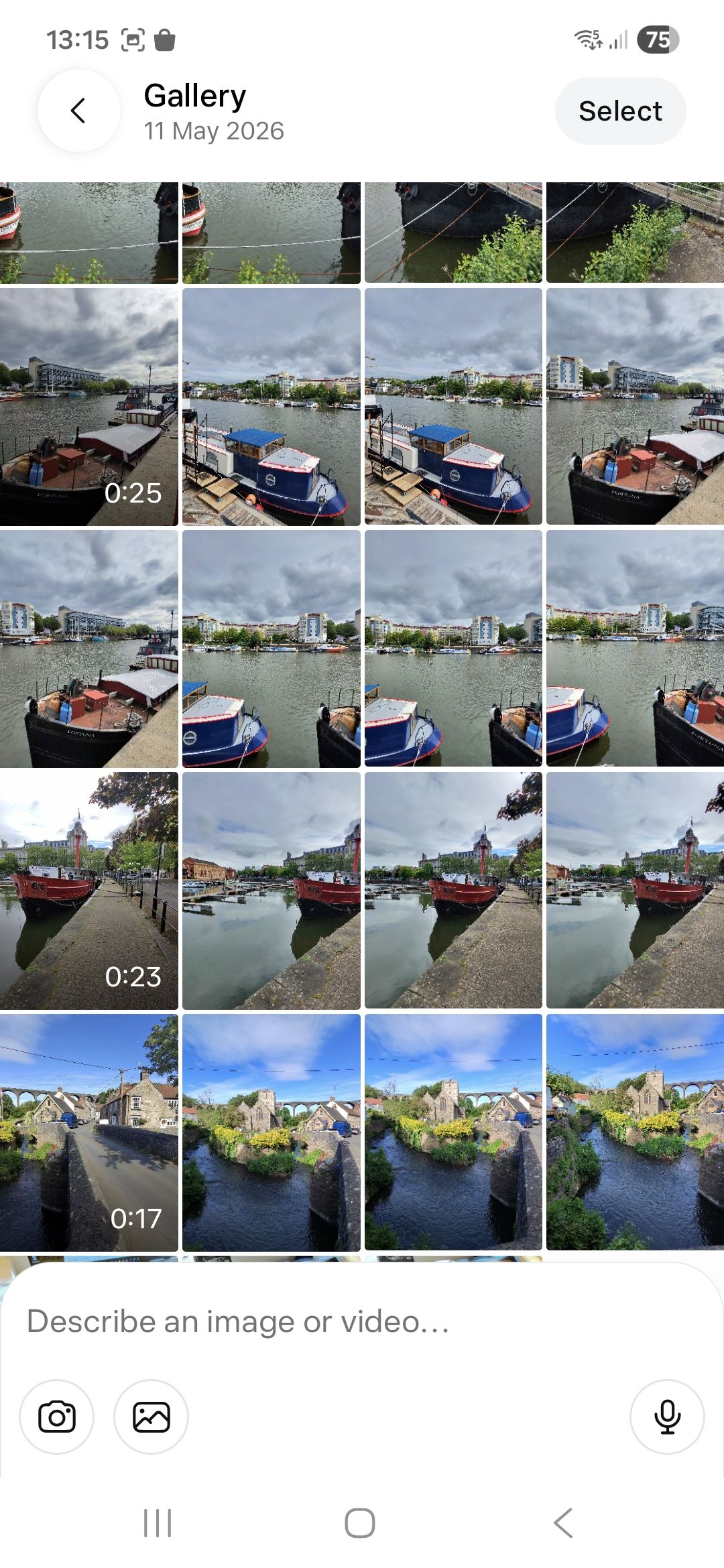 Oakley Meta HSTN Meta AI app screenshot