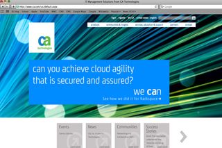 CA Technologies website