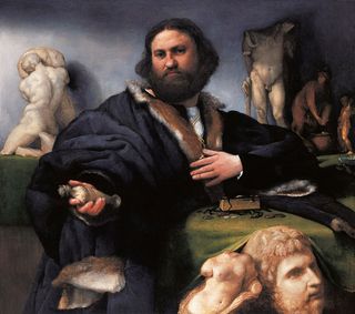 Portrait of Andrea Odoni by Lorenzo Lotto (1527)