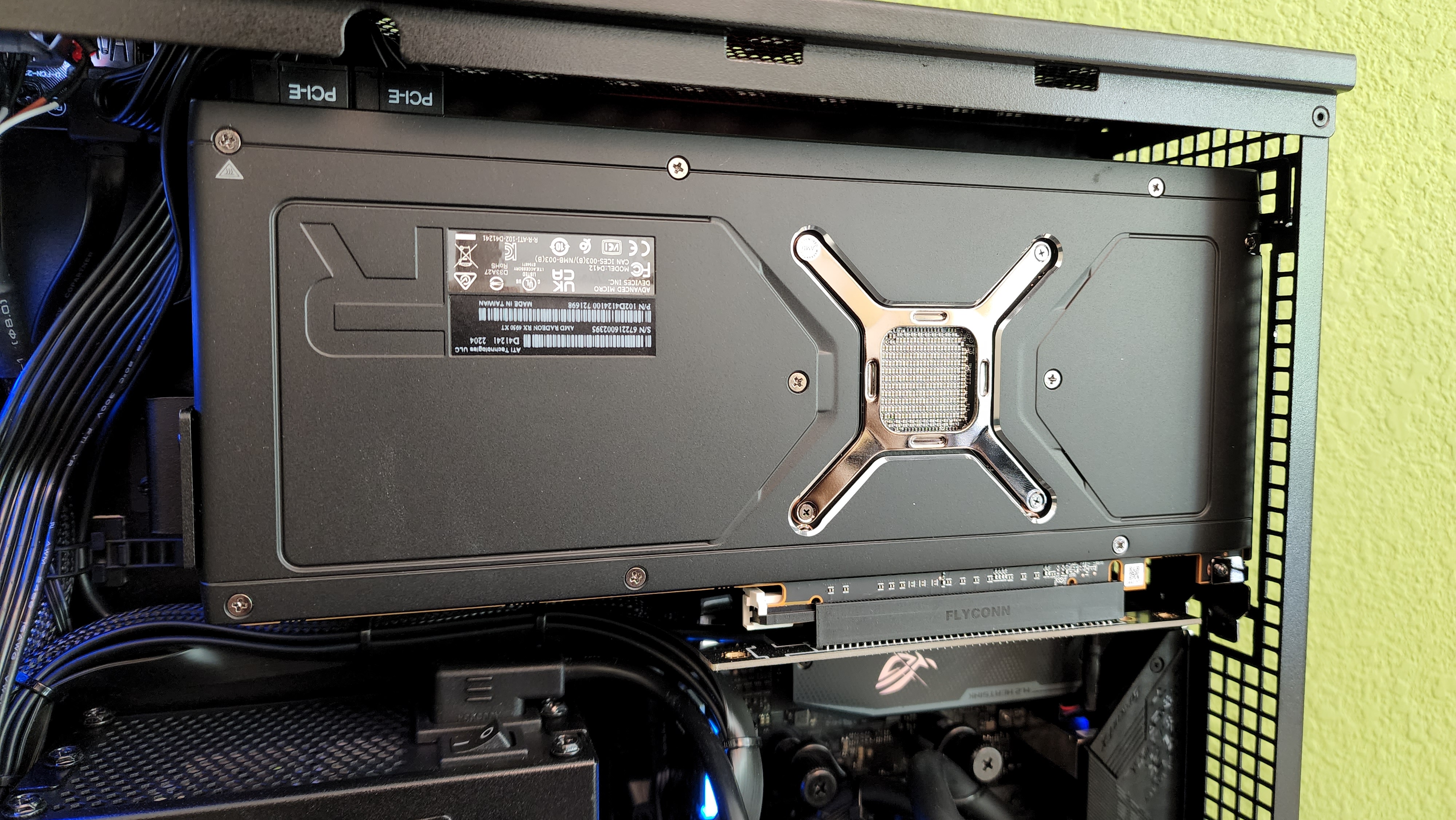 AMD Radeon GPU inside Falcon Northwest Tiki desktop