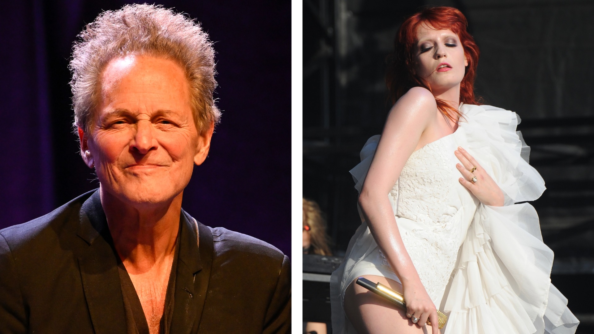 Lindsey Buckingham and Florence Welch 