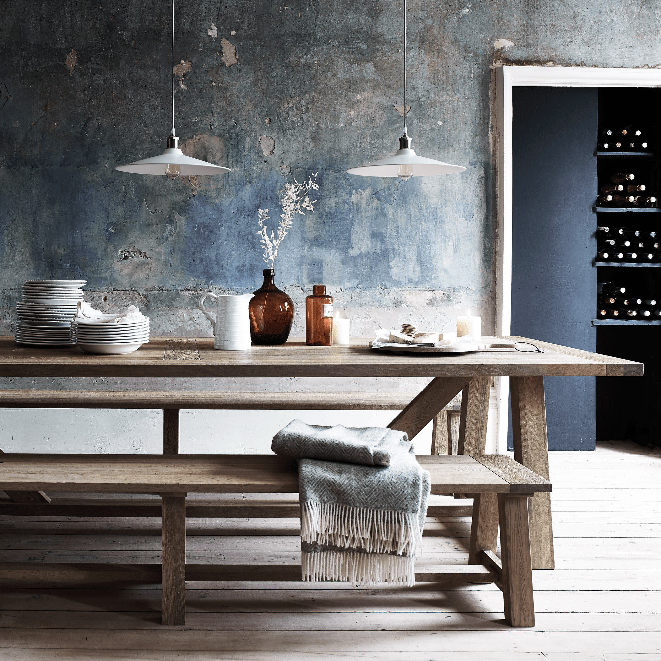 Arundel 4 Seater Oak Dining Bench