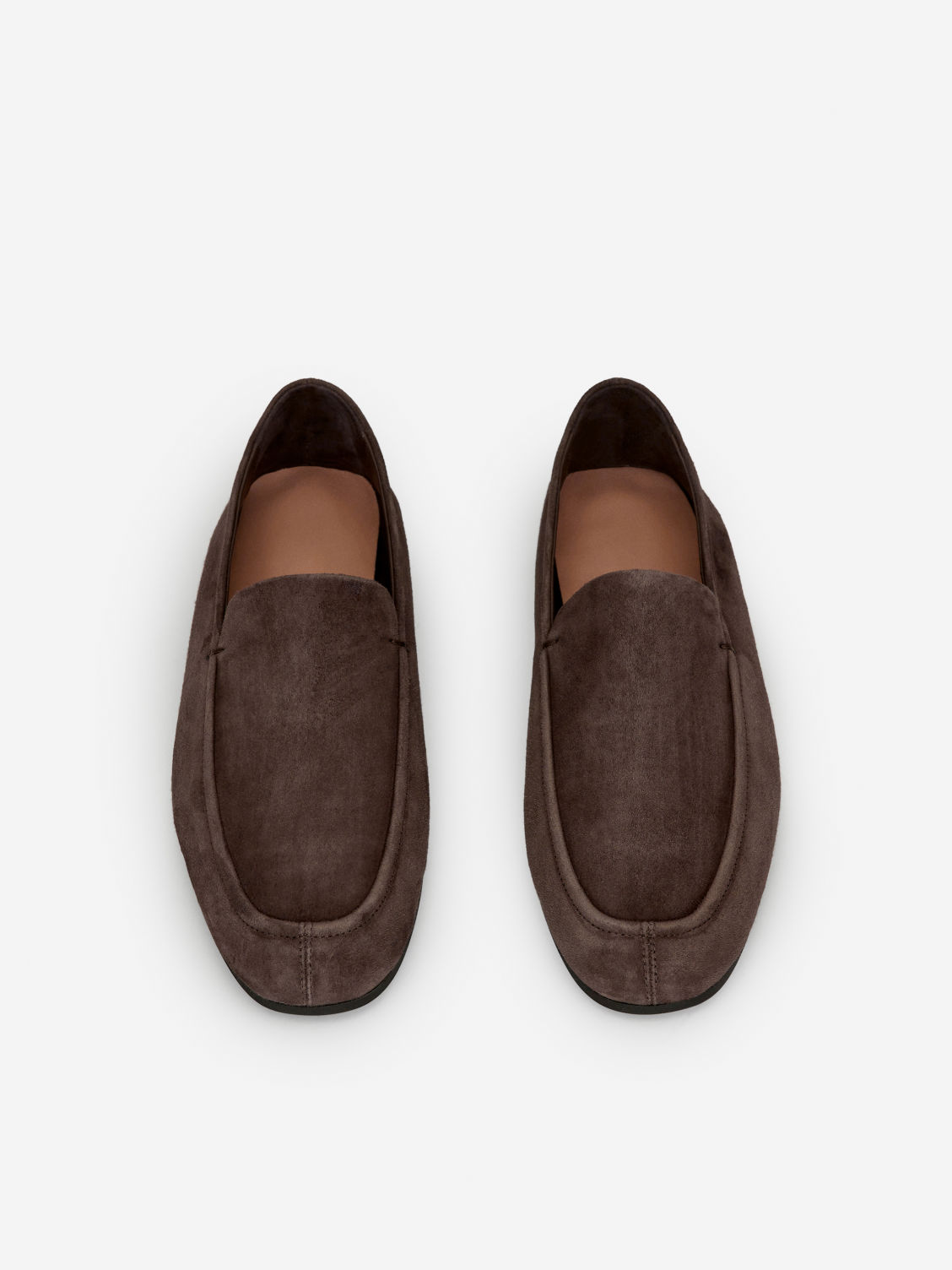 Slim Suede Loafers