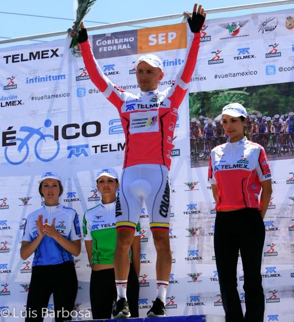 Sprint classification leader Weimar Alfonso Roldan Ortiz (Colombia)