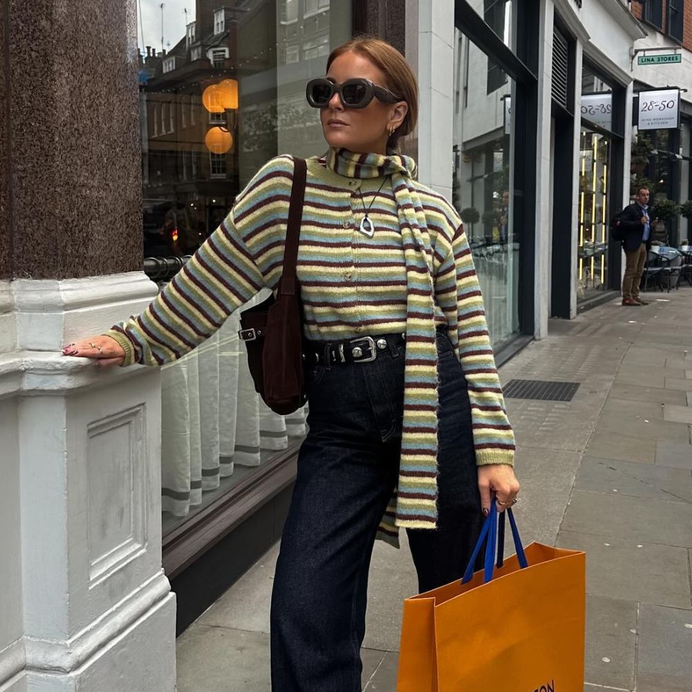 Well-Dressed Londoners Have Claimed This Parisian Knitwear Trend as Their Own This Winter