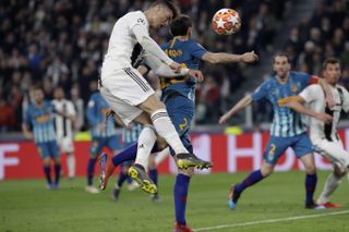 Cristiano Ronaldo, powers home the opening goal