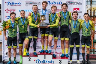 Aevolo celebrates as best team at 2024 Redlands Bicycle Classic