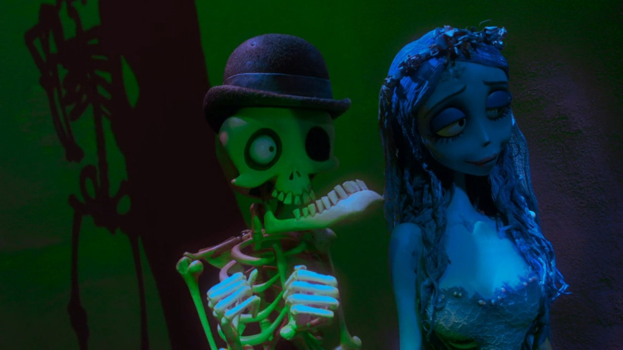 A skeleton on the Corpse Bride