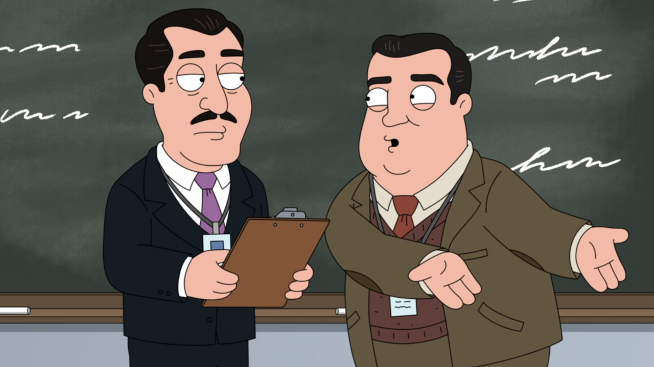 Abbott and Costello Elementary in Family Guy: A Little Fright Music