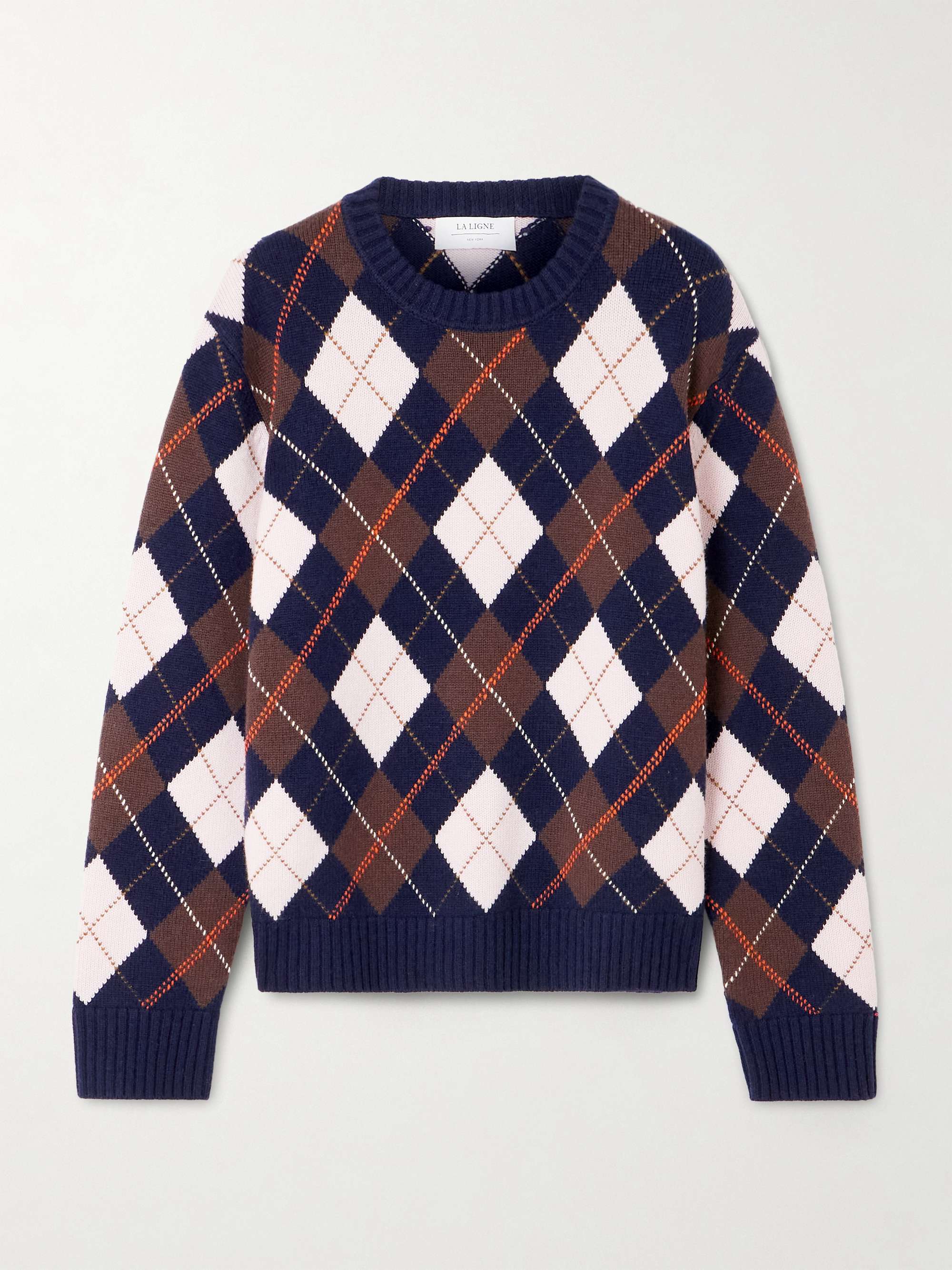 Hamish Argyle Wool and Cashmere-Blend Sweater