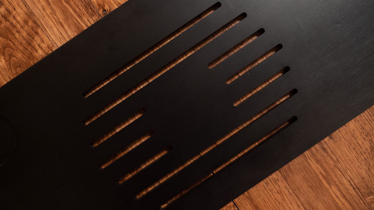 Computer ventilation grille on the Couchmaster Cyboss couch desk