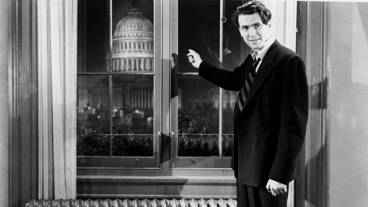 Jimmy Stewart in Mr. Smith Goes to Washington