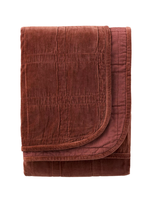 Beach House Velvet Throw