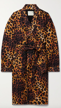 Oversized belted leopard-print cotton-flannel coat, £396, R13 @ Net-A-Porter