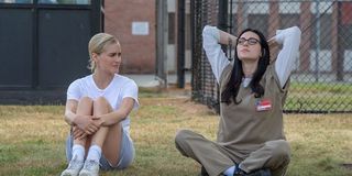 piper and alex outside Orange is the New Black