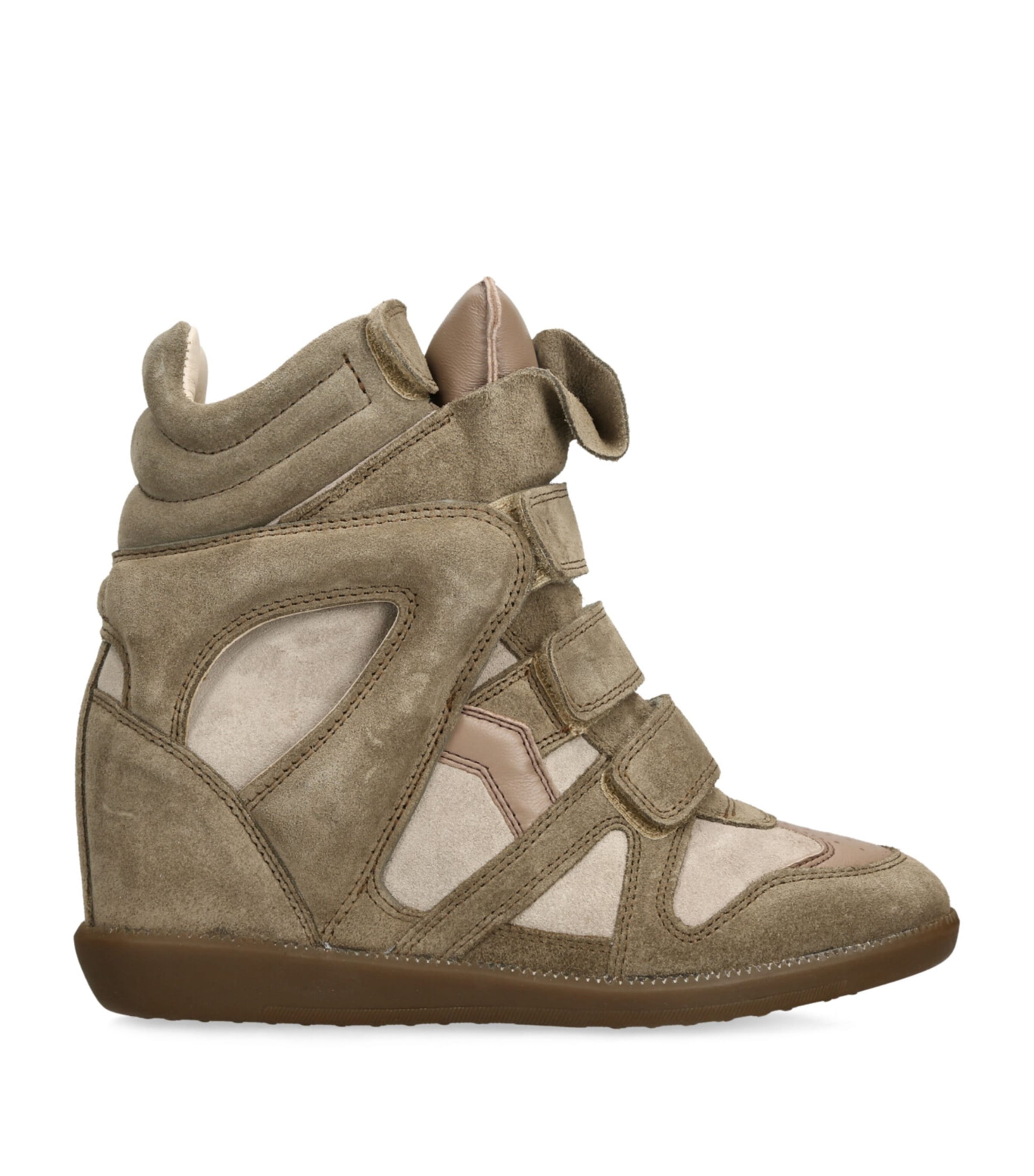 Isabel Marant Suede Bekett Wedge Sneakers 50