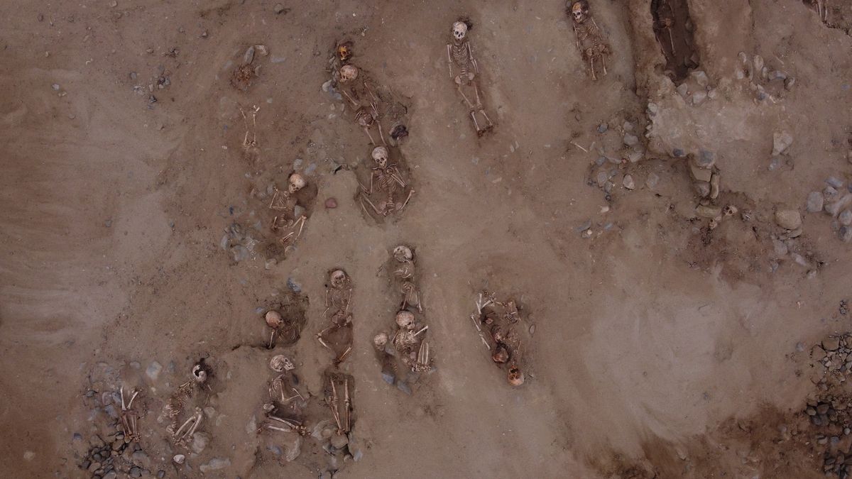 76 child sacrifice victims with their hearts ripped out found in Peru excavation