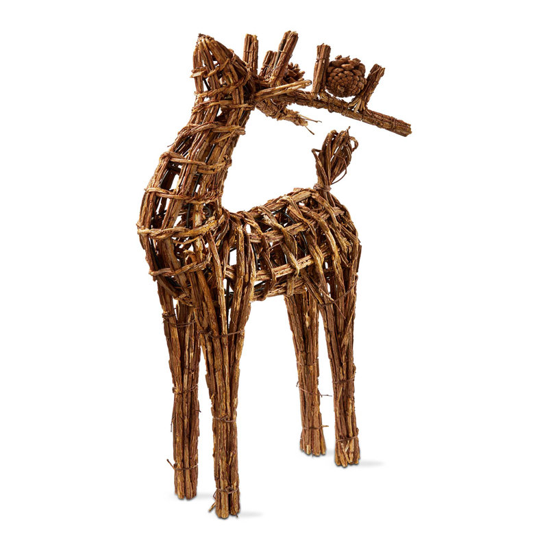 The Holiday Aisle&amp;reg; Vine Reindeer Decor | Wayfair