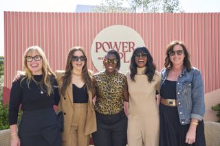 Hillary Kerr, Sophia Bush, Nia Batts, Nikki Ogunnaike, and Jane Smith at the 2024 Marie Claire Power Play Conference