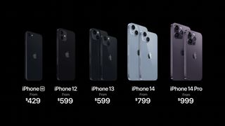 Das aktuelle Apple iPhone-Lineup