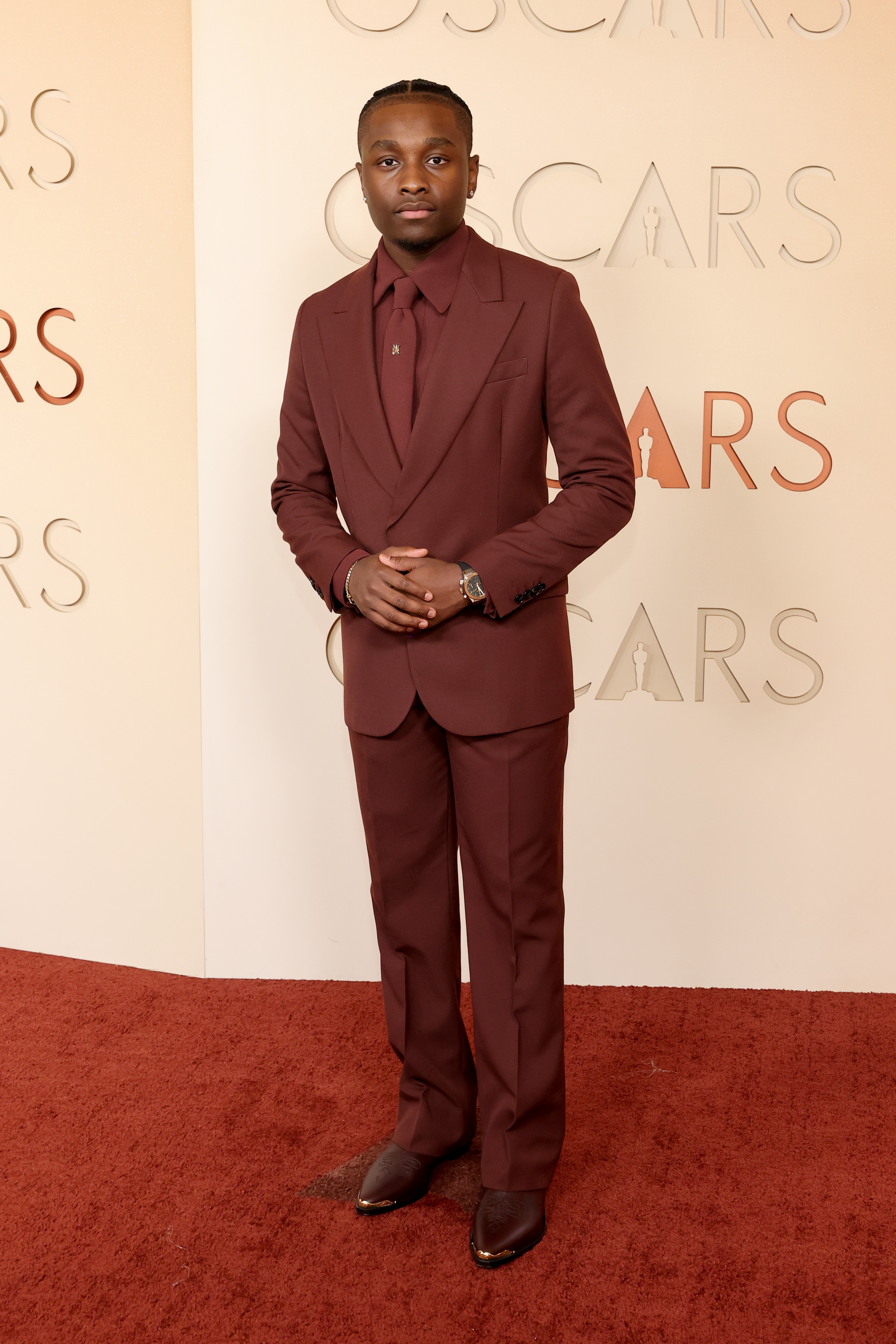 Miles Caton at the 2026 Oscars