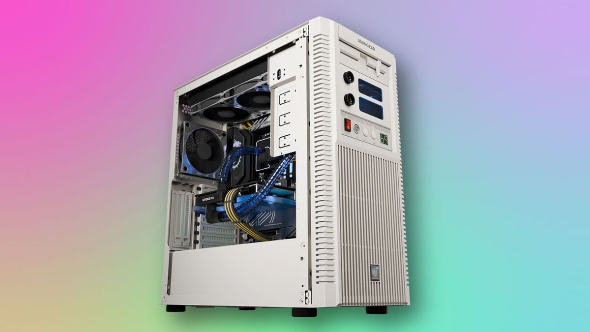 Maingear brings back the 90s nostalgia with old-school pre-built PCs with RTX 5090 and Ryzen 9 9950X3D — limited edition Retro98 PCs are available now
